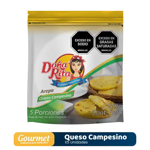  Dona Rita Arepas Con Queso Campesino 
