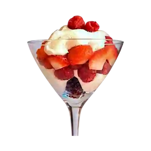 Fresas con crema