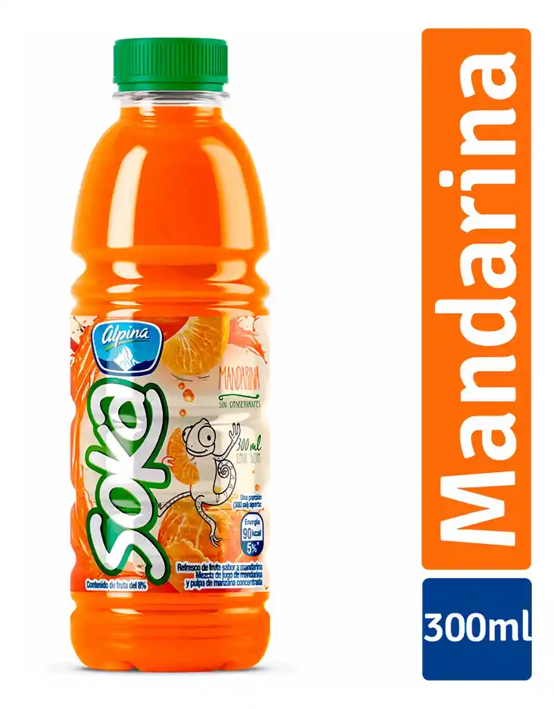 Soka Refresco De Fruta Sabor A Mandarina
