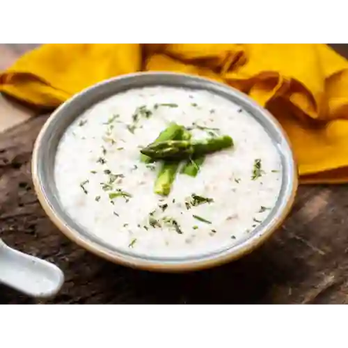 Sopa de Cangrejo y Espárragos