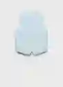 Chaleco Boreli Celeste Talla M Mujer Mango