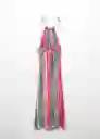 Vestido Piru Rosa Talla XL Mujer Mango