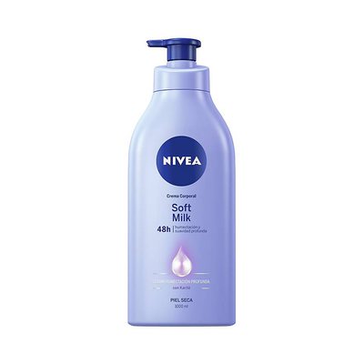 Nivea Crema Corporal Soft Milk para Piel Seca 1000 ml