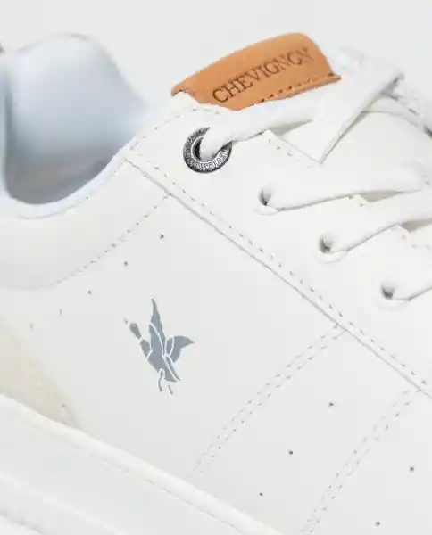 Tenis Cortos Che Etienne Blanco 0 Claro Talla 39 Chevignon