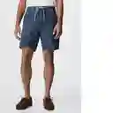 Bermudas Lagos Tejano Oscuro Talla 42 Hombre Mango