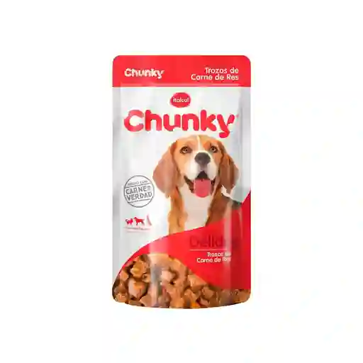 Chunky Alimento Húmedo para Perro con Tozos de Carne de Res