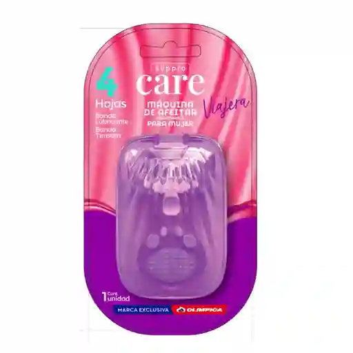 Máquina de Afeitar Suppra Care Women 4 Hojas Viajera