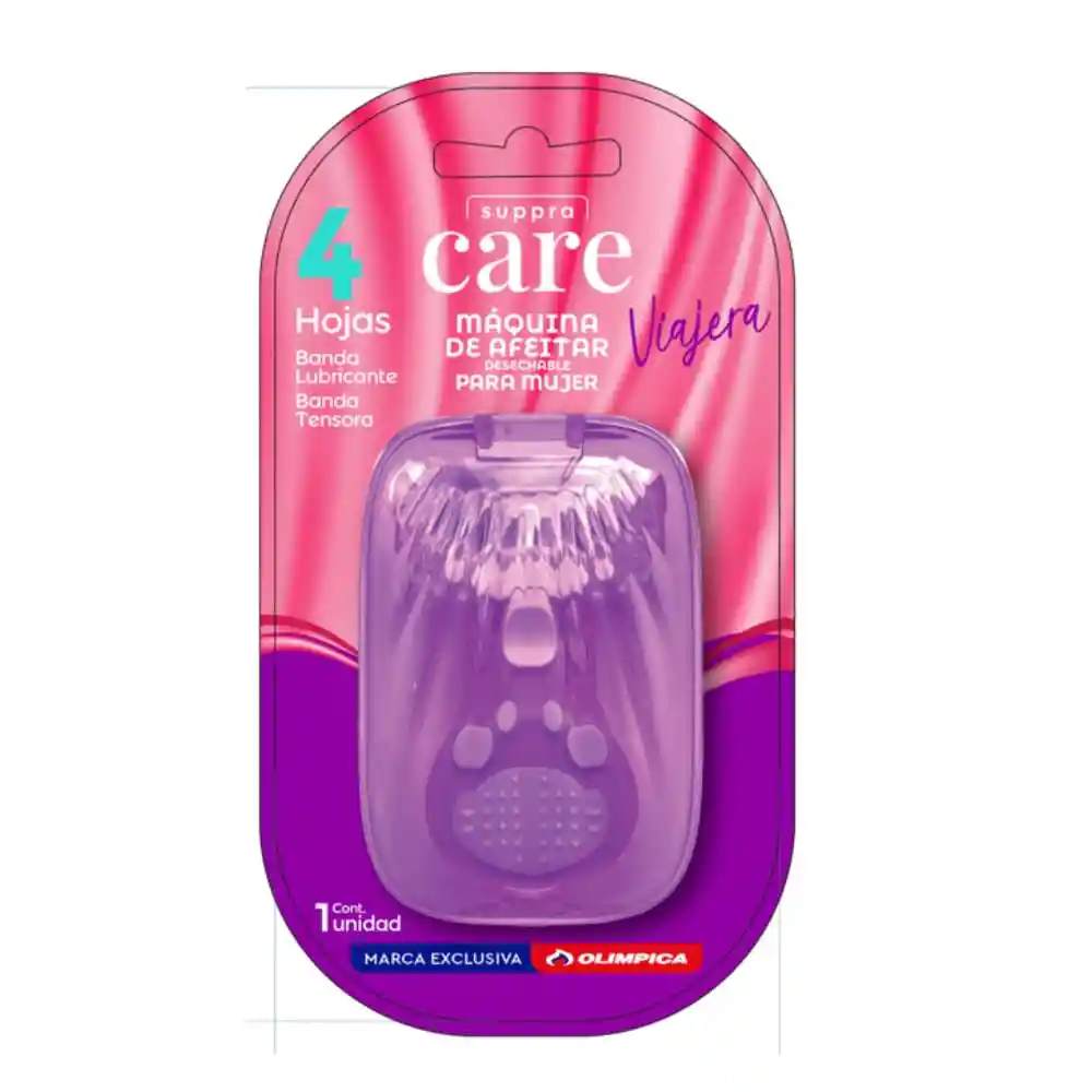 Máquina de Afeitar Suppra Care Women 4 Hojas Viajera