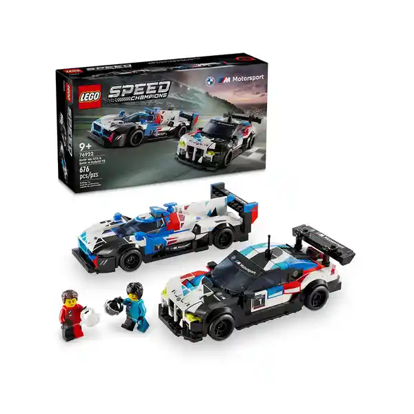 Lego Set Construcción Speed Bmw M4 Gt3 y Bmw M Hybrid V8 76922