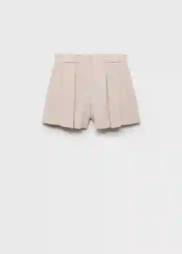 Short Greta Beige Talla 38 Mujer Mango