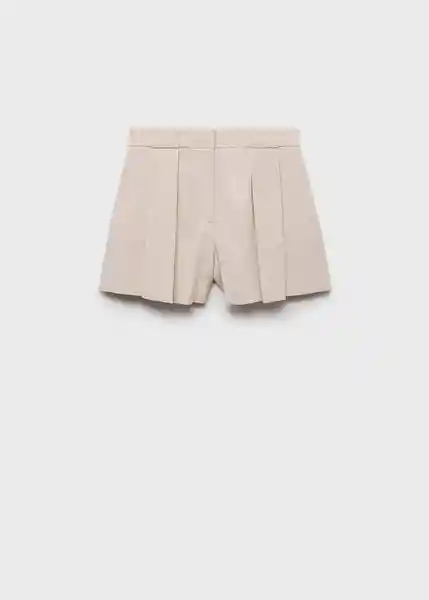 Short Greta Beige Talla 38 Mujer Mango