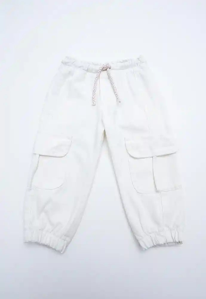 Pantalon 9/12meses-ivory