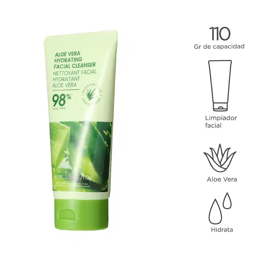 Limpiador Facial Hidratante de Aloe Vera Miniso