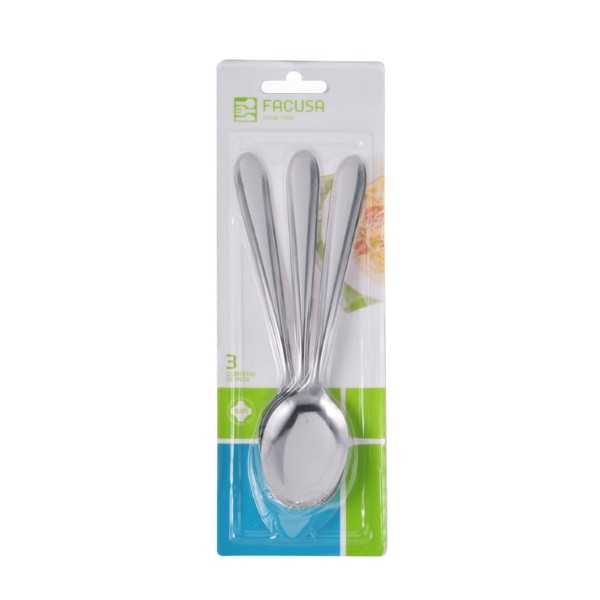 Facusa Set Cubierto Cucharas Mod12 3 und