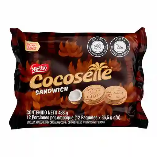 Cocosette Galletas Tipo Sándwich Rellenas con Crema de Coco