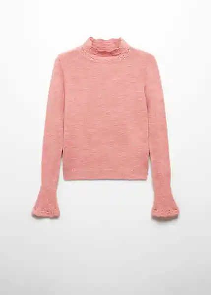 Saco Jersey Pepa Rosa Talla 24 Mujer Mango