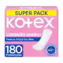 Protectores Kotex Cuidado Diario Super Pack 180 Und