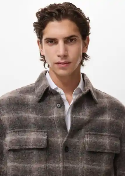 Chaqueta Bodrum Marrón Talla M Hombre Mango