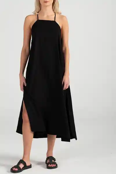 ONeill Vestido Largo Morette Solid Negro Talla S