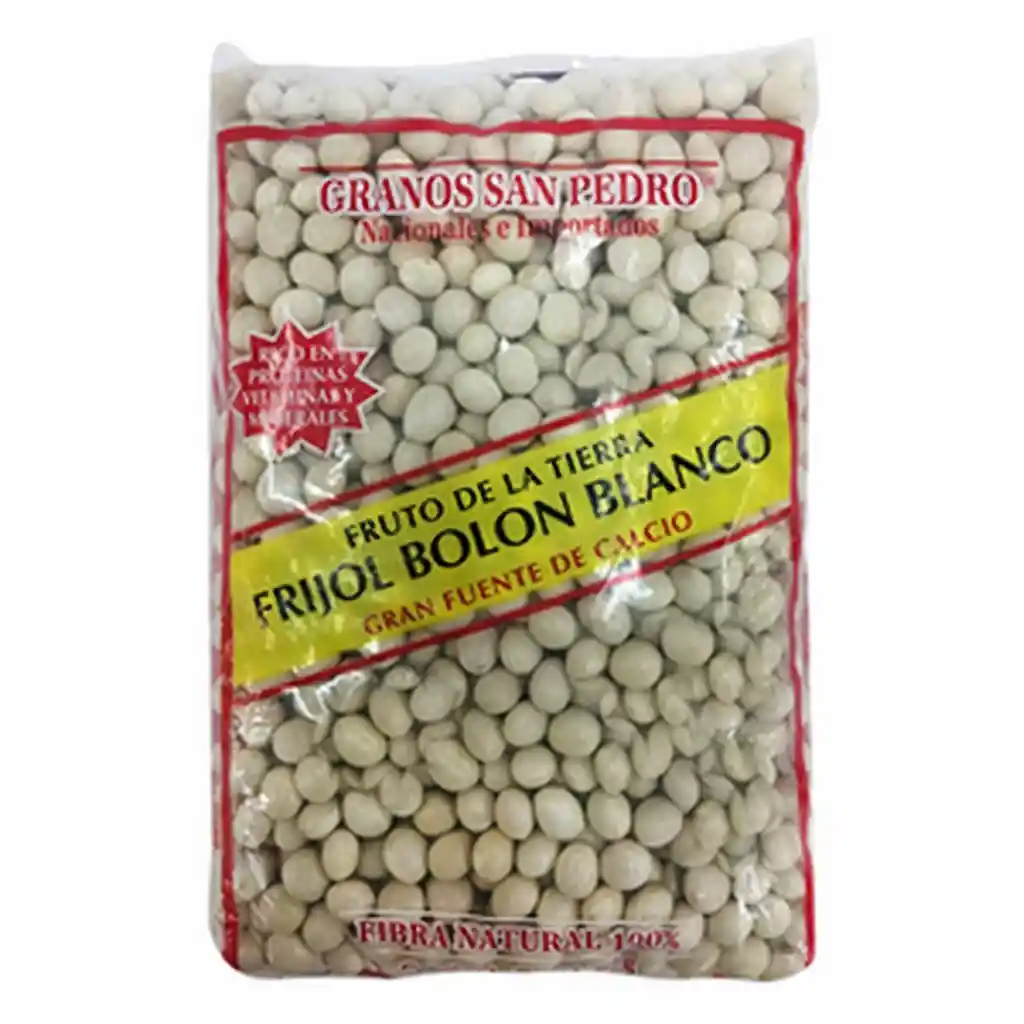 San Pedro Frijol Granos Bolon Blanco