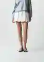 Falda Crudo Puro Claro Talla L Mujer 443G301 Naf Naf