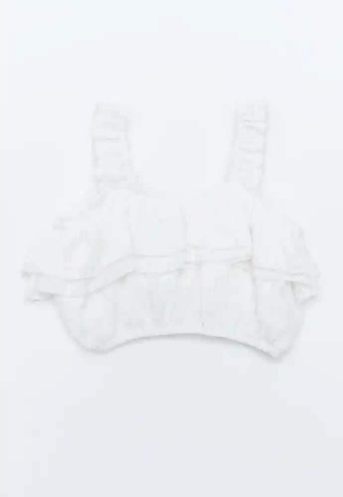 Blusa Manga Sisa 6/9 Meses-blanco
