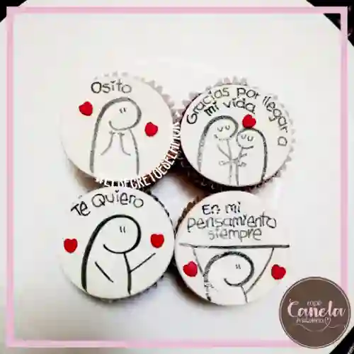 Cupcakes Detalle para Pareja