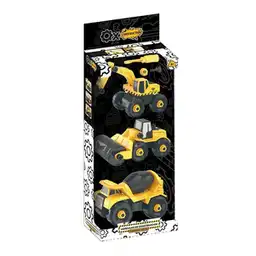 Ox Toys Set Carros Construcción