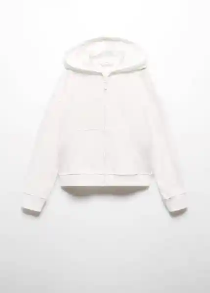 Sudadera Dina Offwhite Talla 10 Niñas Mango