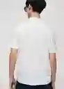 Camiseta Bellow Blanco Talla S Hombre Mango