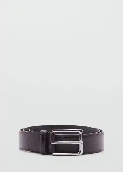 Cinturón Tumbled Marrón Talla 91 Hombre Mango