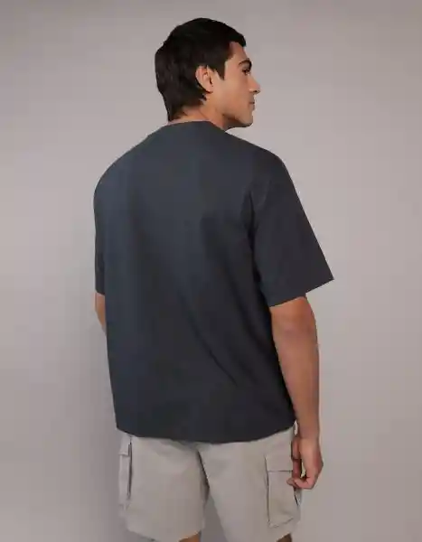 Camiseta Hombre Negro Talla: LARGE 3664167 American Eagle