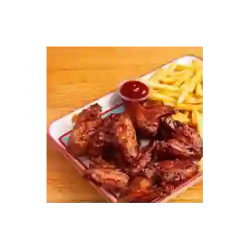 Alitas Bbqq Completas por 18, Familiar