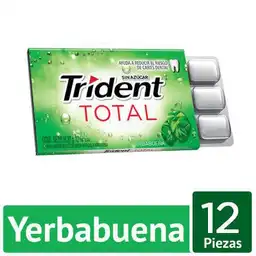 Trident Chicle Sabor a Yerbabuena