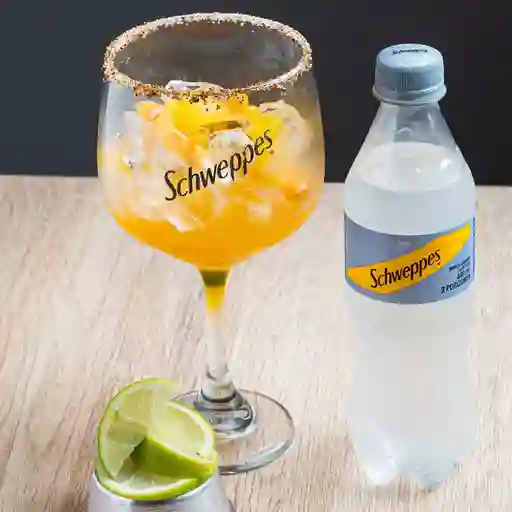 Soda artesanal de frutos amarillos