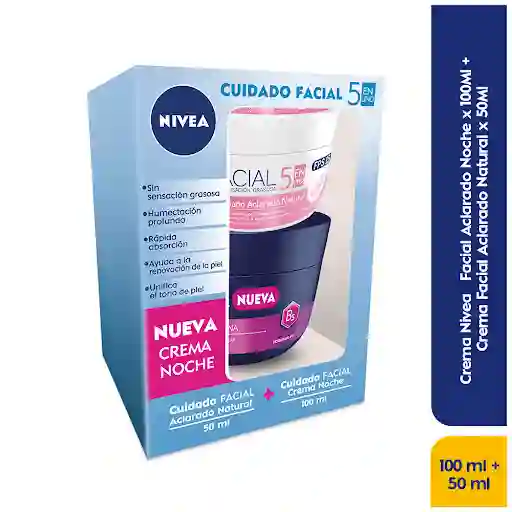 Nivea Cuidado Pack Facial 5 en 1