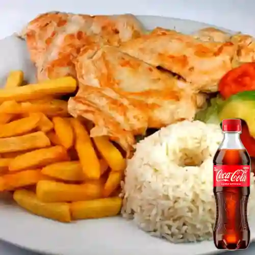 Pechuga a la Plancha Pequeña +Cocacola Org 400ml
