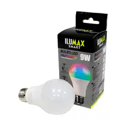 Ilumax Bombillo Led Buld Dim 9W Smart RGB E27 20KH