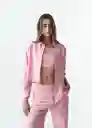 Camisa Zoe Mujer Rosa Dulce Medio Talla M 413G370 Naf Naf