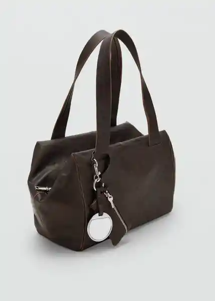 Bolso M Mauri Chocolate Talla 99 Mujer Mango
