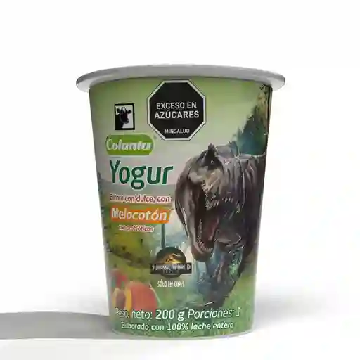 Yogur Entero Melocotón Colanta 