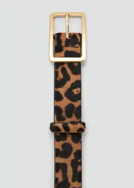 Cinturón Leo1 Marron Talla S Mujer Mango