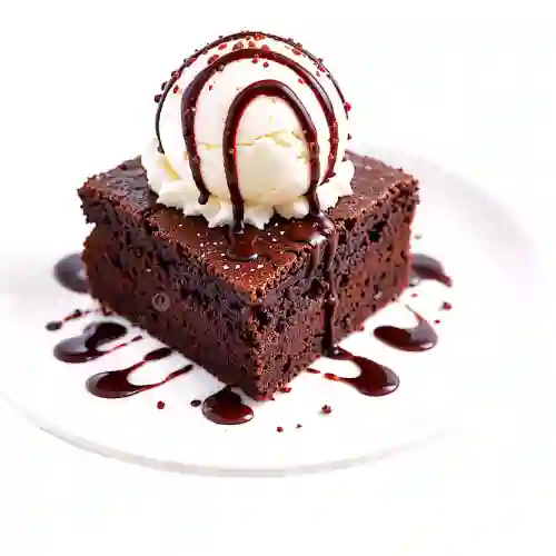 Brownien con Helado