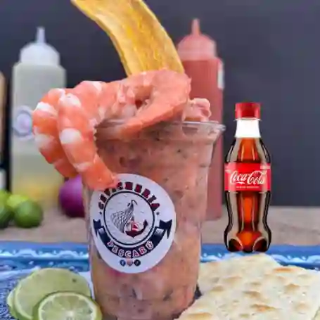 Combo Cóctel de Camarón Grande+gaseosa