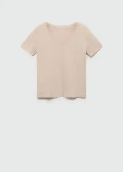 Camiseta Chalapi Arena Talla S Mujer Mango