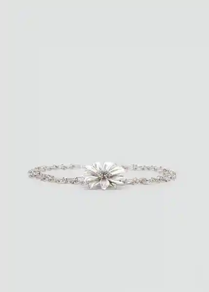 Cinturón Maggie Plata Talla M Mujer Mango
