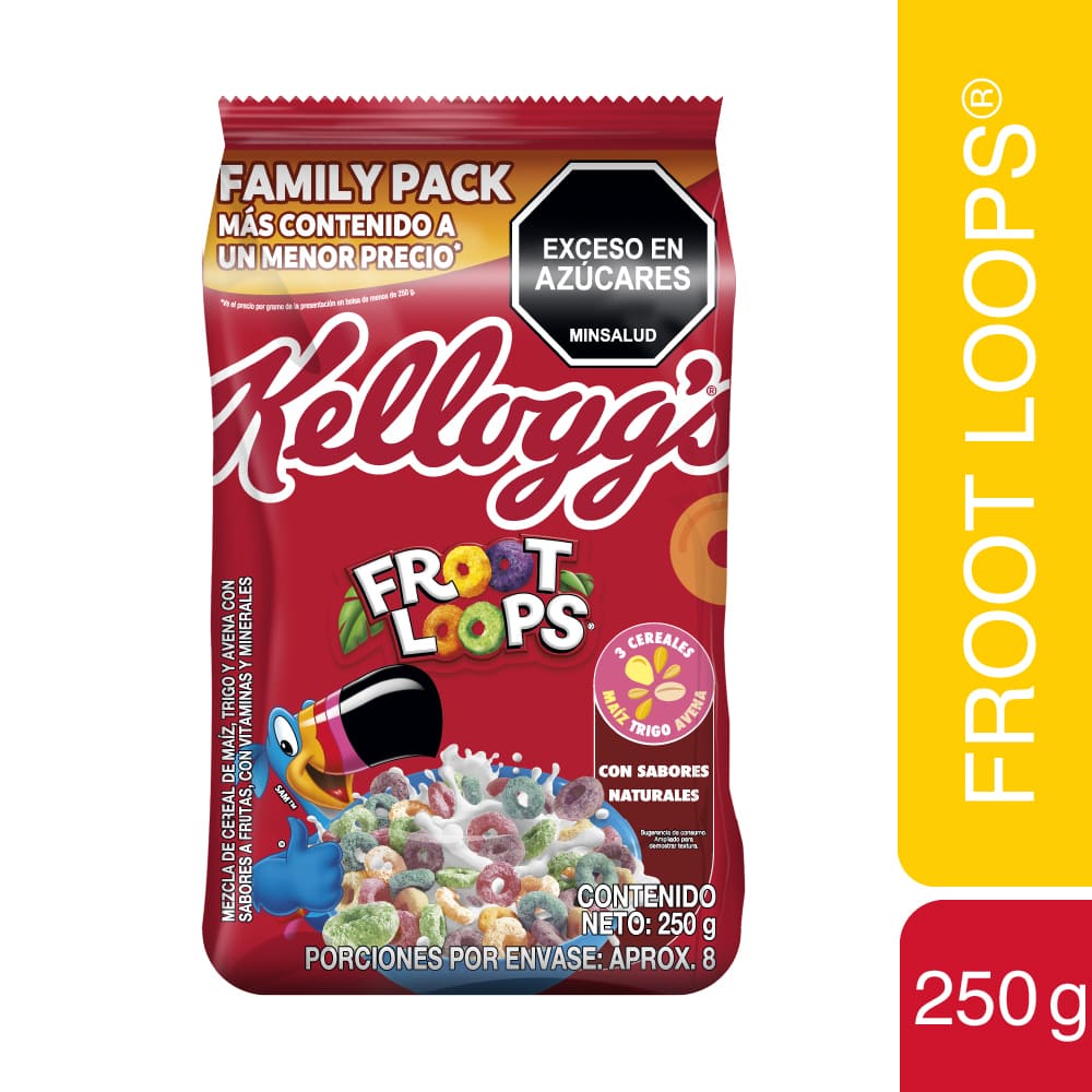 Cereal Kelloggs Froot Loops 250 g