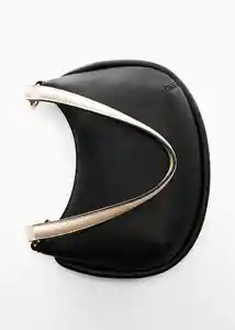 Bolso M Vico Negro Talla 99 Mujer Mango