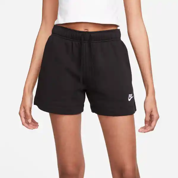 Nike Short Nsw Club Flc Mr Para Mujer Blanco Talla M