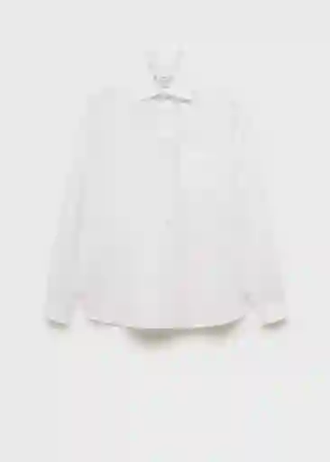 Camisa Avispa Blanco Talla M Hombre Mango